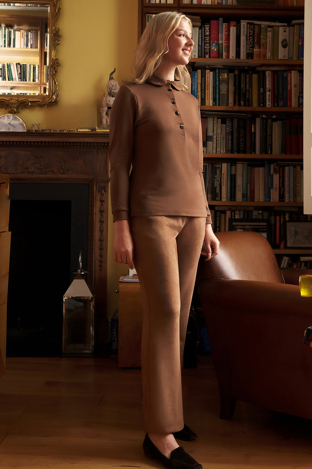 Caramel Suede Trousers