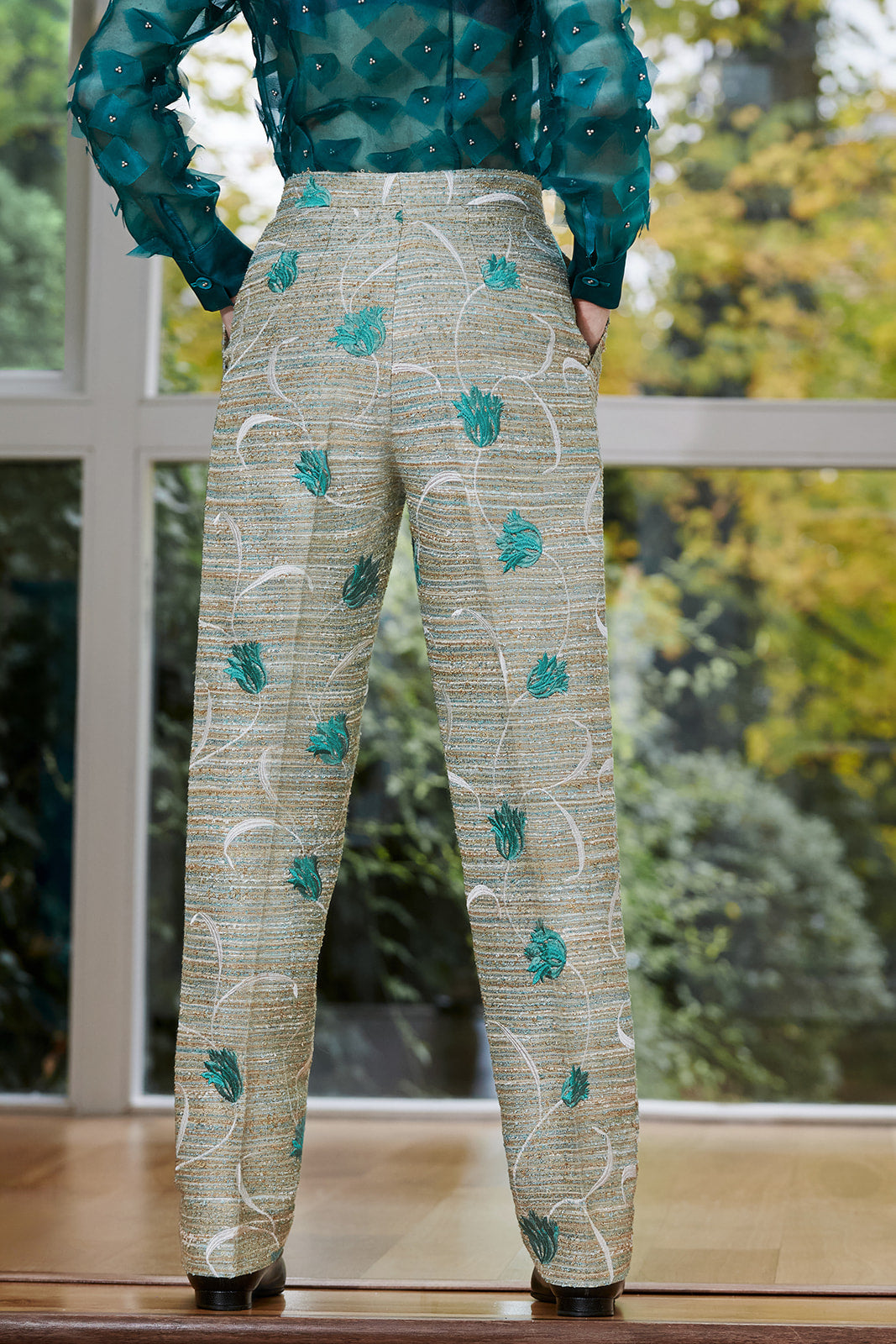 Enchanted Forest Jacquard Trousers