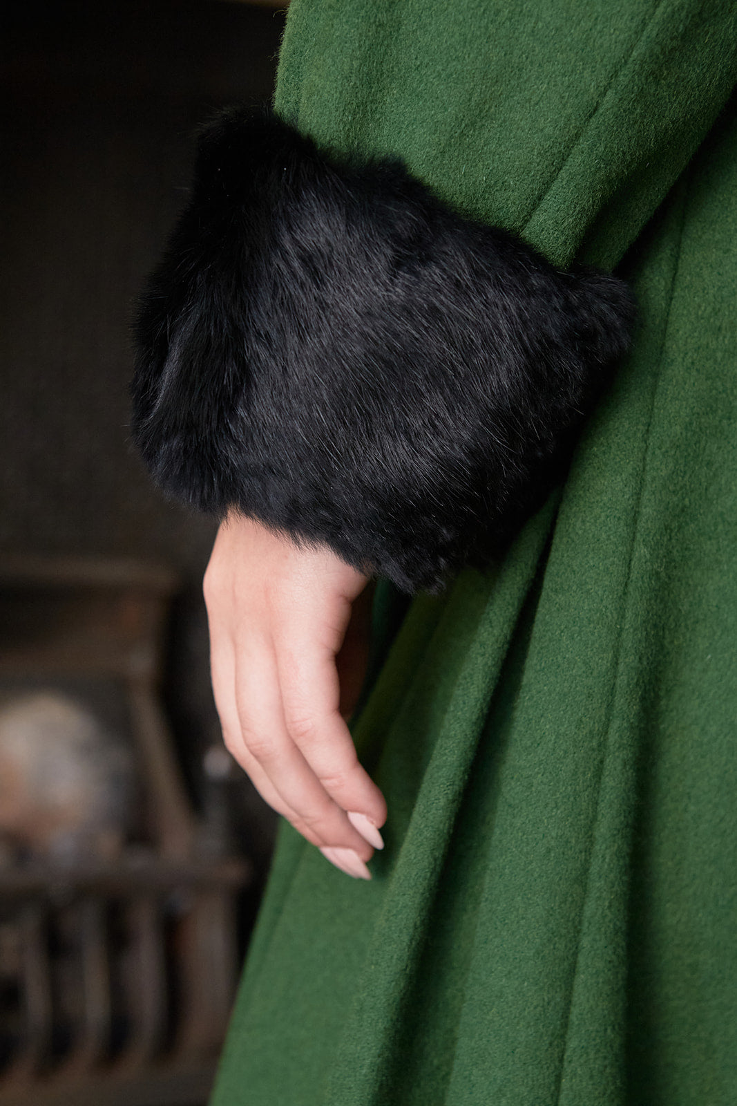 Emerald Russian Princess Coat