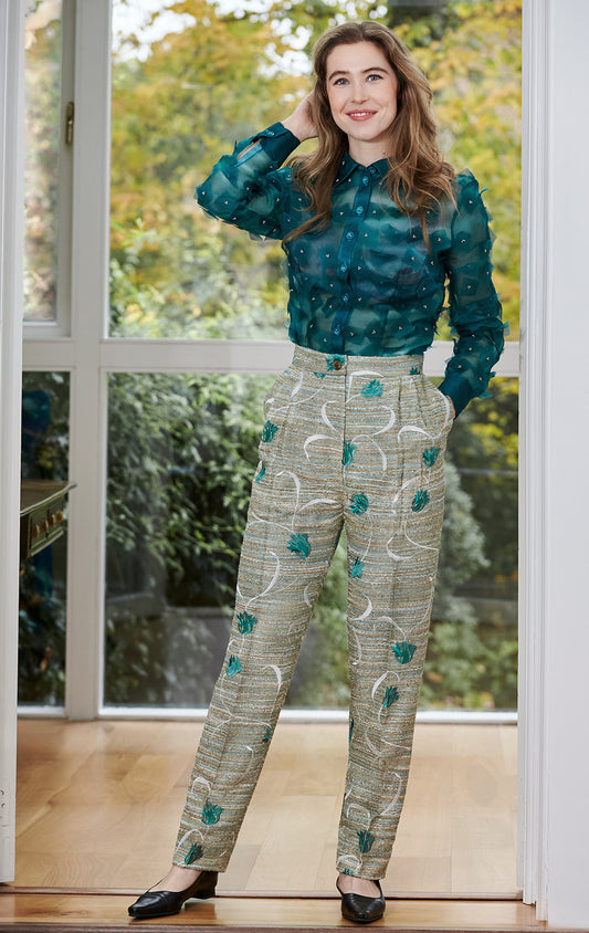 Enchanted Forest Jacquard Trousers